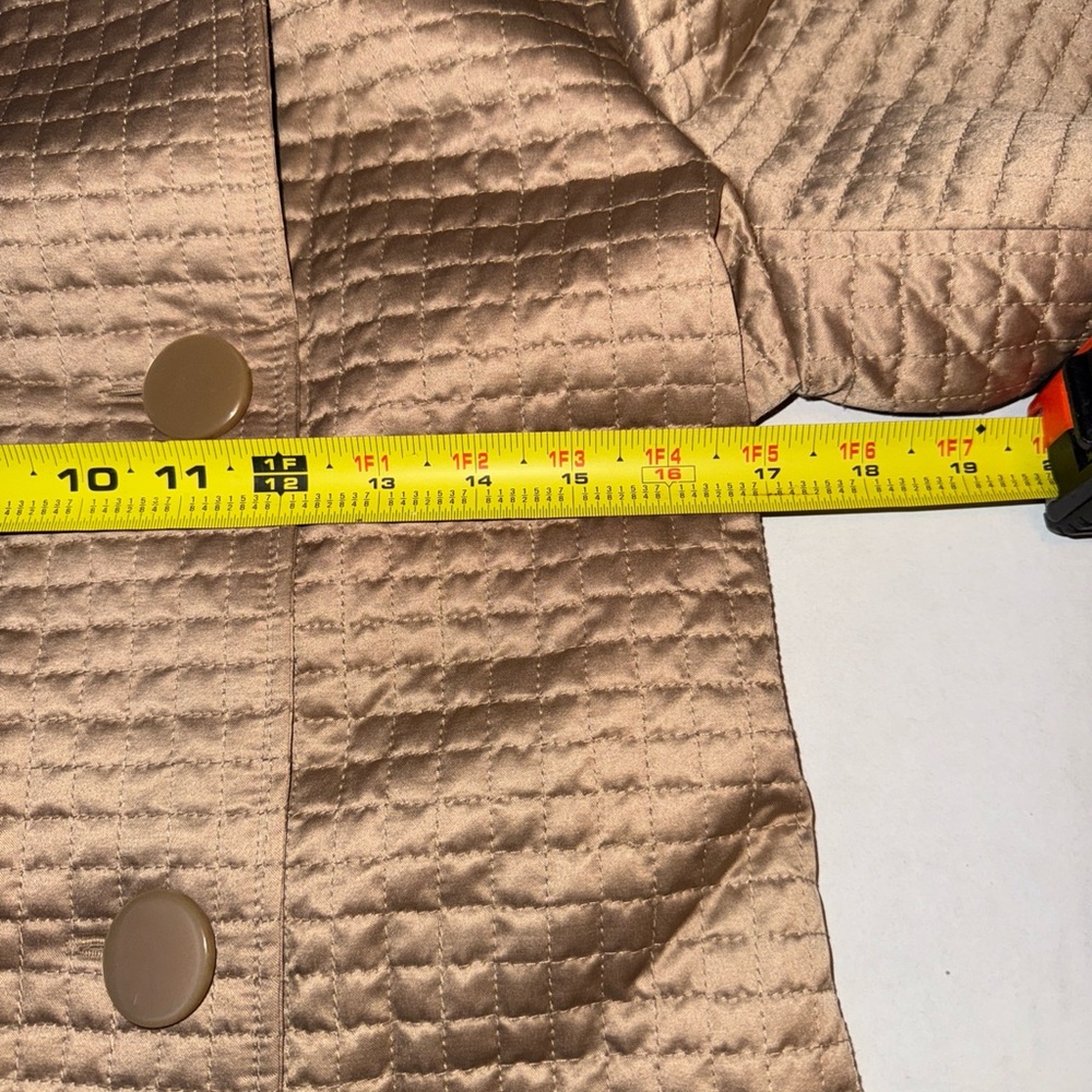 bebe Gold Quilted Pea Coat - Picture 6 of 10